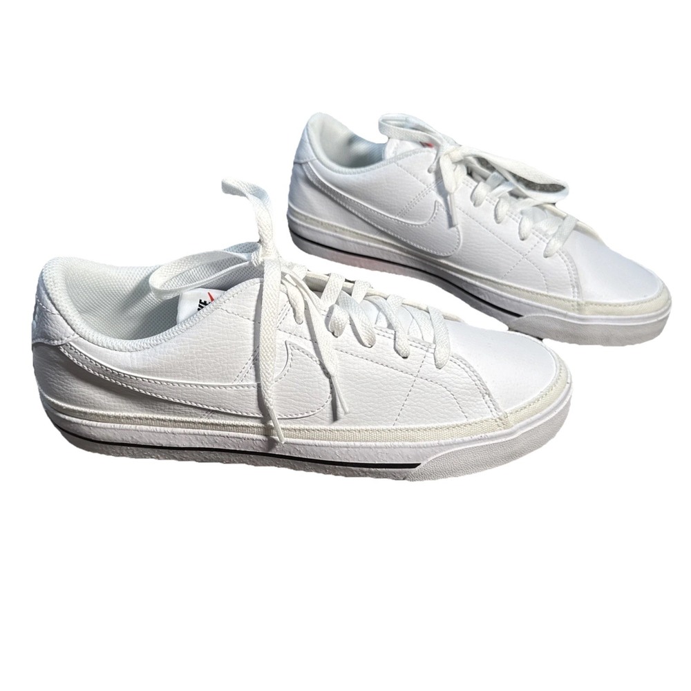 Nike Women's Court Legacy Next Nature White Black Shoes DH3162-101 Brand New